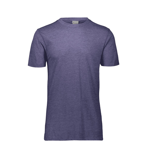 [FTSCUBNV-YS-LOGO3] Decker Youth Tri-Blend T-Shirt - Short Sleeve (Youth S, Navy, Logo 3)