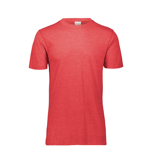 [FTSCUBRD-YS-LOGO1] Decker Youth Tri-Blend T-Shirt - Short Sleeve (Youth S, Red, Logo 1)