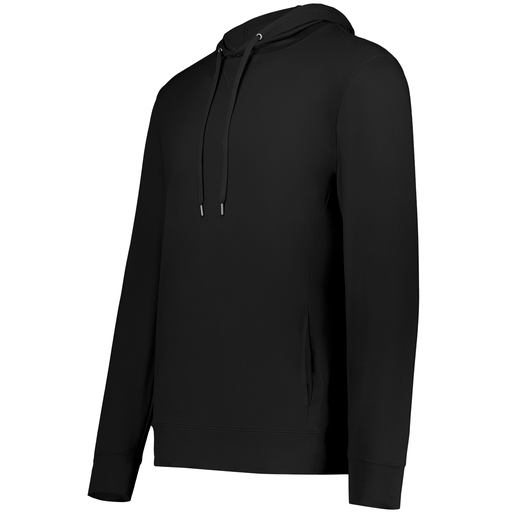 [222598.080.S-LOGO2] Men's Ventura Thin Knit Hoodie (Adult S, Black, Logo 2)