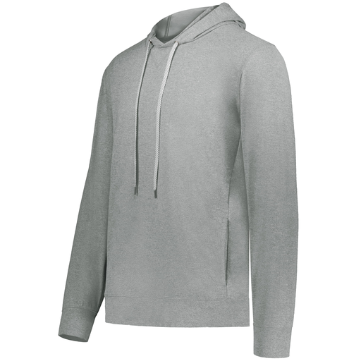 [222698.013.S-LOGO2] YOUTH VENTURA THIN KNIT HOODIE (Youth S, Silver, Logo 2)