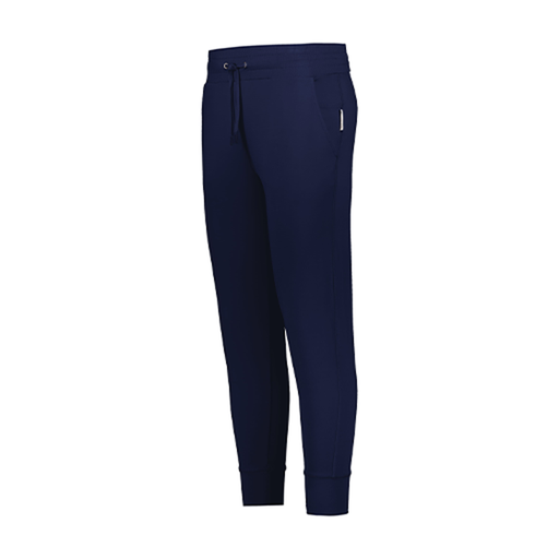 [222799.065.XS-LOGO1] LADIES VENTURA SOFT KNIT JOGGER (Female Adult XS, Navy, Logo 1)