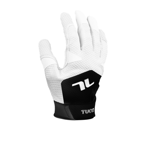 [1260030206] Napoli Elite Batting Gloves (Small, White/Black)